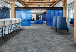 辦公室地毯--高低圈方塊毯--繽紛